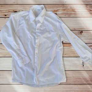Calvin Klein white longsleeve dress shirt